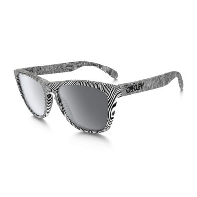 Men's Oakley Sunglasses - Oakley Frogskin. Polished White/Fingerprint - Black Iridium Men's Oakley Sunglasses - Oakley Frogskin. Polished White/Fingerprint - Black Iridium